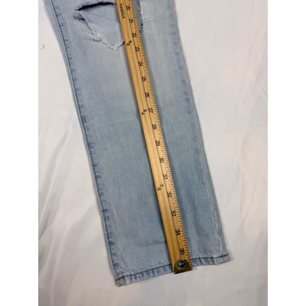 Abercrombie & Fitch Riped Low Rise Slim Boyfriend Jeans Sz 26 - Picture 2 of 6